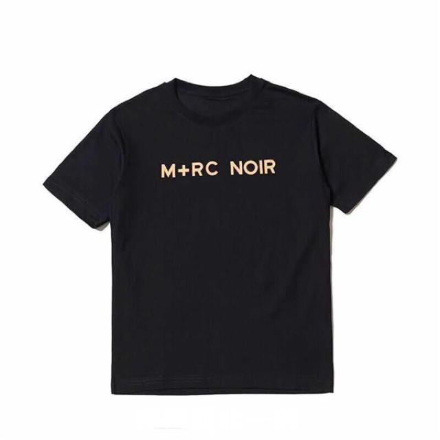 トップスM+RC NOIR FRONT LOGO TEE BLACK マルシェノア