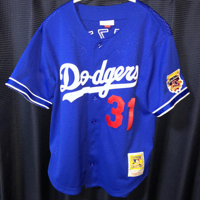 MITCHELL&NESS DODGERS ベースボールシャツ