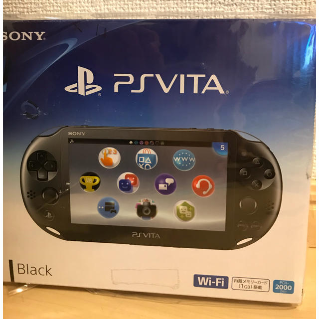 ゲームソフト/ゲーム機本体PS VITA PCH-2000 ZA11 Black 新品未開封