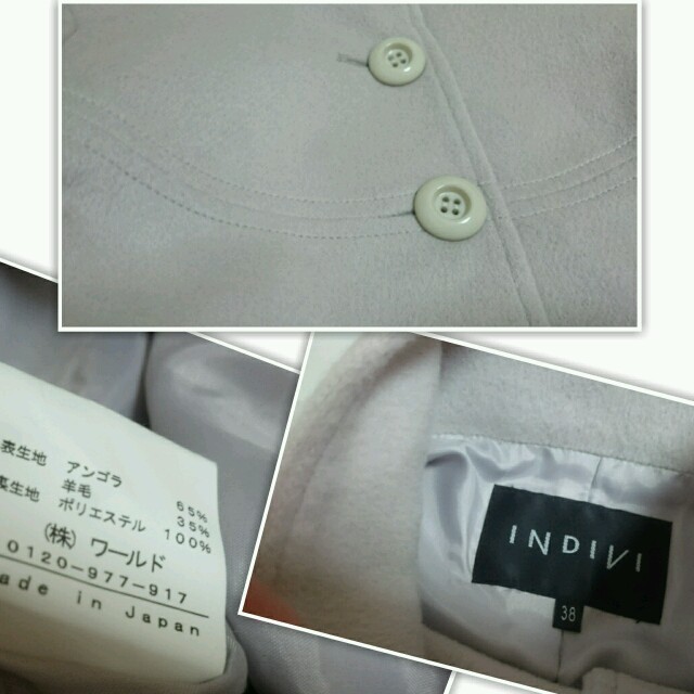 INDIVI(インディヴィ)のインディヴィ コート ポンチョ ショート レディースのジャケット/アウター(ポンチョ)の商品写真