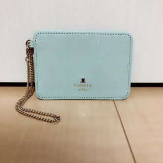 ランバンオンブルー(LANVIN en Bleu)のランバンオンブルー♡リュクサンブールパスケース(名刺入れ/定期入れ)