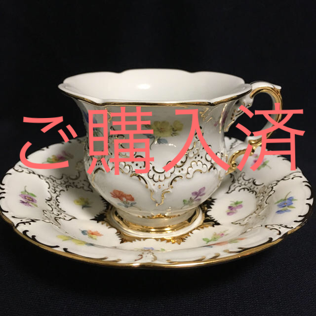 キッチン/食器マイセン Meissen Bフォーム  宮廷の小花 ラージサイズ