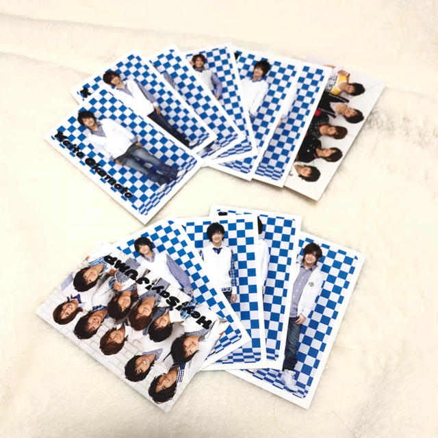 Hey! Say! JUMP(ヘイセイジャンプ)のHey! Say! JUMP カードセット両面 エンタメ/ホビーのタレントグッズ(アイドルグッズ)の商品写真