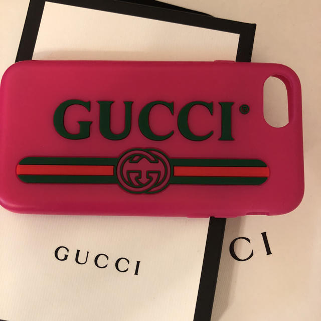 Gucci - GUCCI iPhone7 iPhone8 対応 ケース ピンク の通販 by miyu's shop｜グッチならラクマ