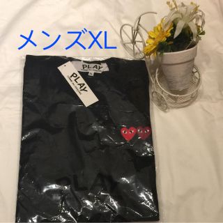 コムデギャルソン(COMME des GARCONS)のメンズ【XL】Tシャツ半袖大人気プレイコムデギャルソン(Tシャツ/カットソー(半袖/袖なし))