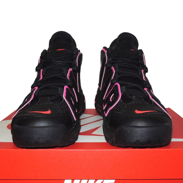 NIKE(ナイキ)のMore Uptempo Black Pink アップテンポ モアテン ピンク レディースの靴/シューズ(スニーカー)の商品写真