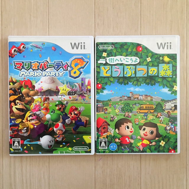 Wii Wiiゲームソフト マリオパーティー8 街へいこうよどうぶつの森 の通販 By プロフィールお読みください S Shop ウィーならラクマ