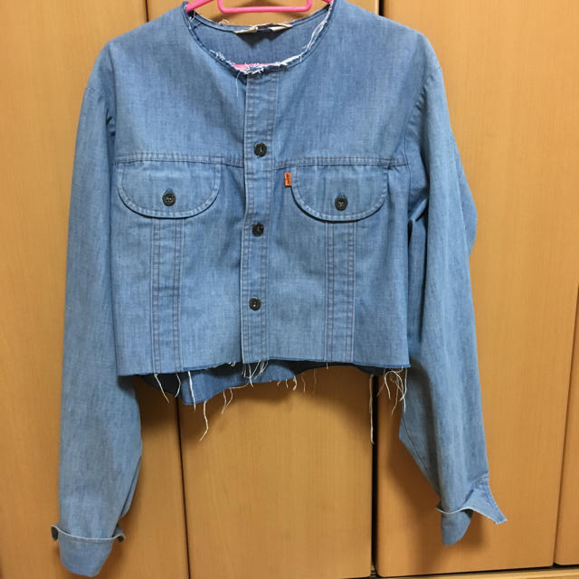 Levi'sレディースデニムジャケット　裾リブ