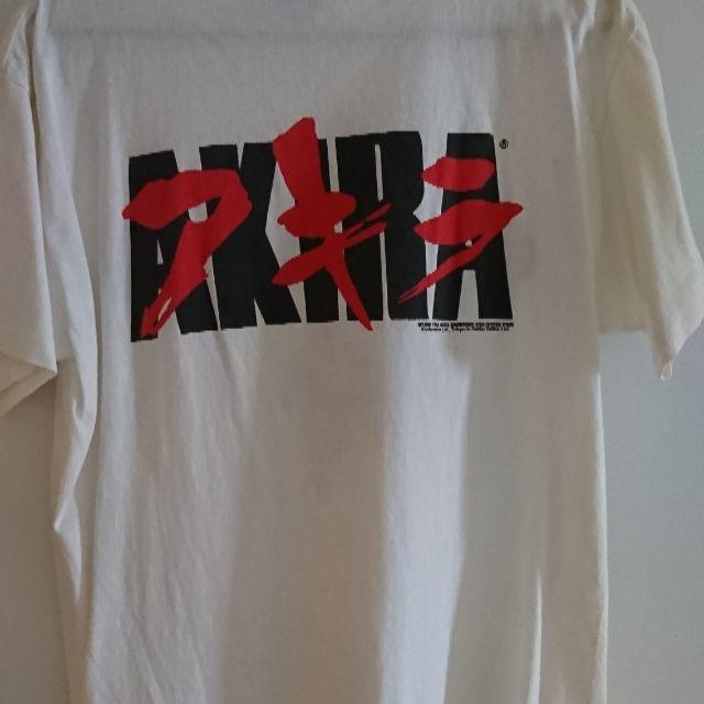 アキラ AKIRA アニメ 大友克洋 金田 バイク Tシャツ  ビンテージ①