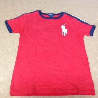 ポロラルフローレン(POLO RALPH LAUREN)のポロラルフローレン  Tシャツ レッド  サイズ7(Tシャツ/カットソー)