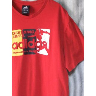 アディダス(adidas)の値引き！！ビックロゴ
adidasアディダス 半袖ジップシャツ Lサイズ レッド(Tシャツ/カットソー(半袖/袖なし))