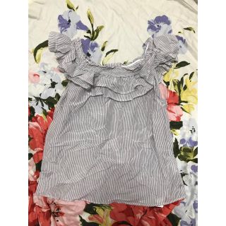 ジルバイジルスチュアート(JILL by JILLSTUART)のJILL by JILLSTUART バックリボンフリルトップス(シャツ/ブラウス(半袖/袖なし))