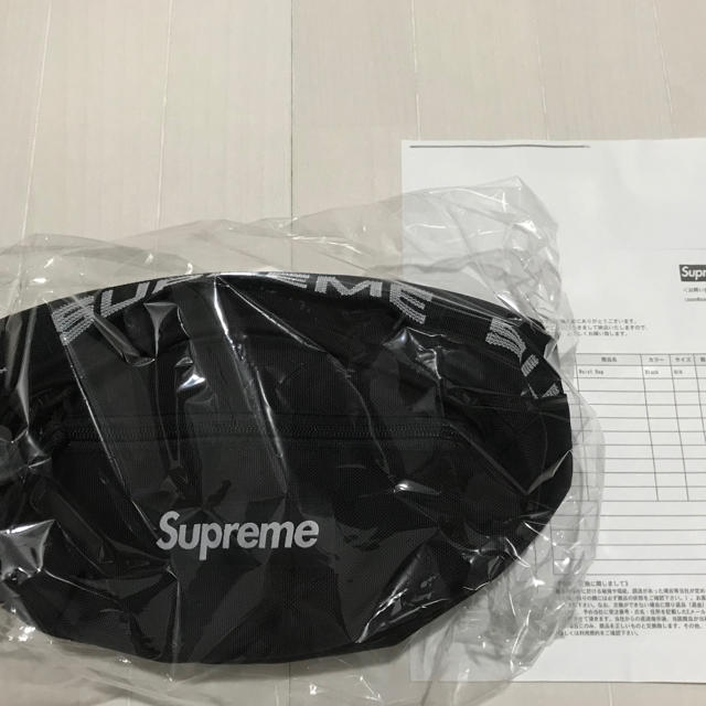 Supreme - 18ss 絶対本物 Supreme Waist Bag 半タグ付 納品書 Supreme - 18ss 絶対本物 Supreme Waist Bag 半タグ付 納品書