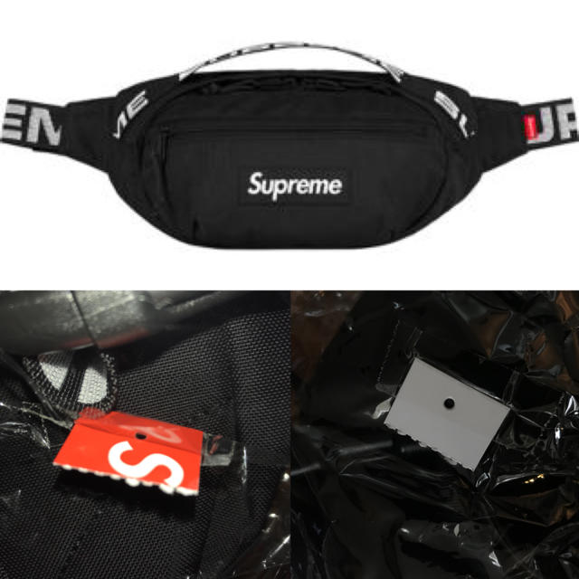 Supreme - 18ss 絶対本物 Supreme Waist Bag 半タグ付 納品書コピー付の通販 by らくちゃん's shop