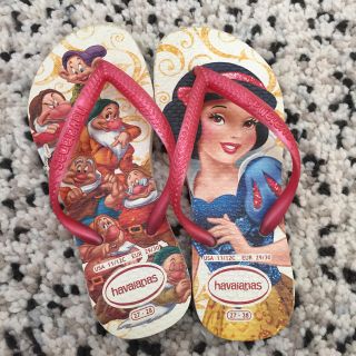 ハワイアナス(havaianas)のmochaさま専用 havaianas ビーチサンダル 27-28 白雪姫(サンダル)