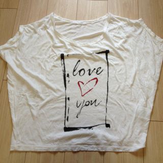 マーキュリーデュオ(MERCURYDUO)のlove you Tシャツ(Tシャツ(半袖/袖なし))