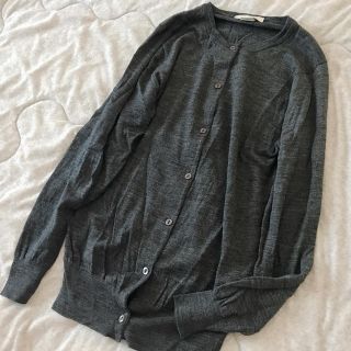 ジョンスメドレー(JOHN SMEDLEY)のジョンスメドレー グレーカーディガン(カーディガン)