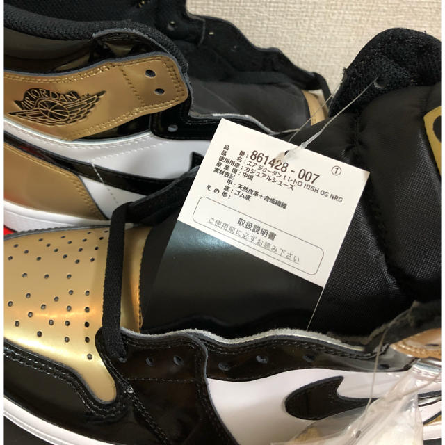 NIKE(ナイキ)の27cm‼️AIR JORDAN 1 RETRO  “GOLD TOE” メンズの靴/シューズ(スニーカー)の商品写真