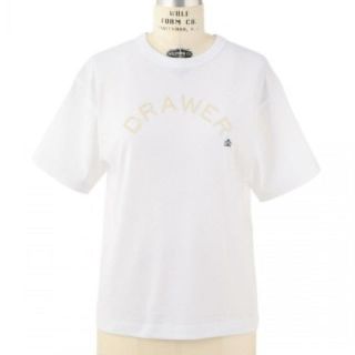 ドゥロワー(Drawer)の★新品★Drawer プリント ショートスリーブ カットソー サイズ2(Tシャツ(半袖/袖なし))