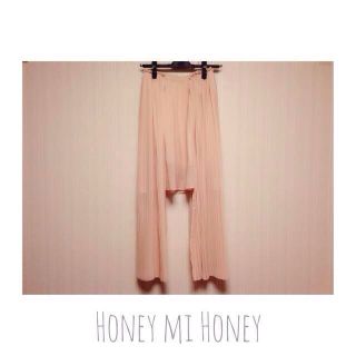 ハニーミーハニー(Honey mi Honey)のChiffon pleats skirt(ロングスカート)