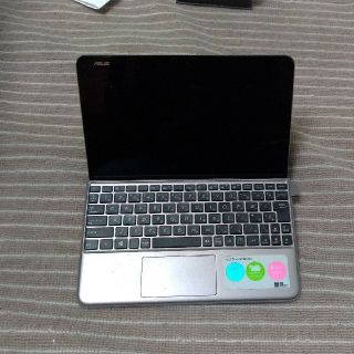 エイスース(ASUS)のASUS T101HA Transbook シルバー　タブレットPC(ノートPC)