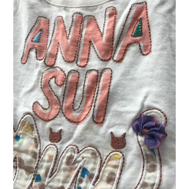 ANNA SUI mini(アナスイミニ)のアナスイミニ  Ｔシャツ 90 キッズ/ベビー/マタニティのキッズ服女の子用(90cm~)(Tシャツ/カットソー)の商品写真