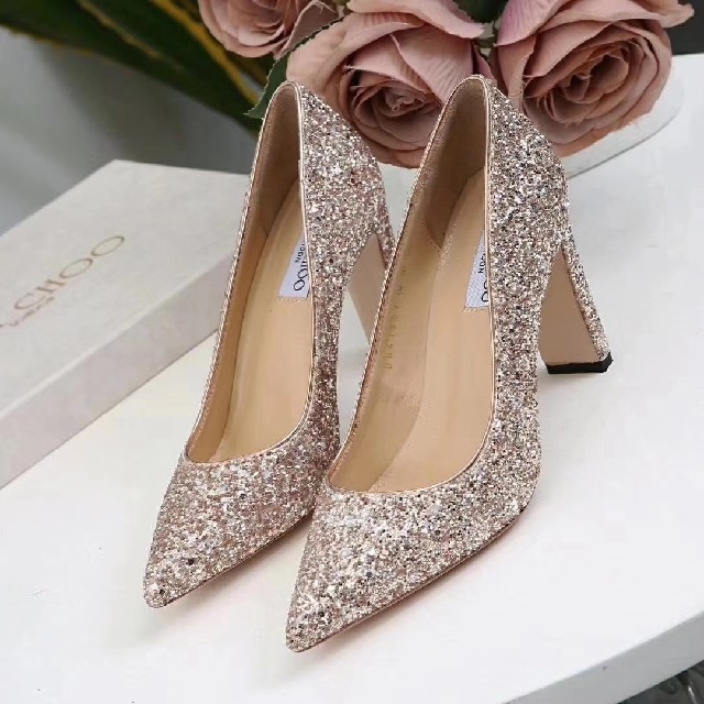 ジミーチュウ JIMMY CHOO パンプス ピンヒール 贈る結婚祝い 64.0%OFF