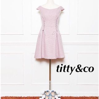 ティティアンドコー(titty&co)のtitty&co スピンドルワンピース＊定価8000(ミニワンピース)