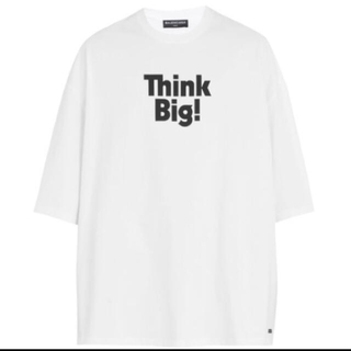 バレンシアガ(Balenciaga)のbalenciaga think big オーバーサイズTシャツ  登坂着用(Tシャツ/カットソー(半袖/袖なし))