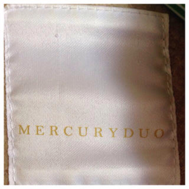 MERCURYDUO(マーキュリーデュオ)のマフラー付き ポンチョコート＊ レディースのジャケット/アウター(ポンチョ)の商品写真