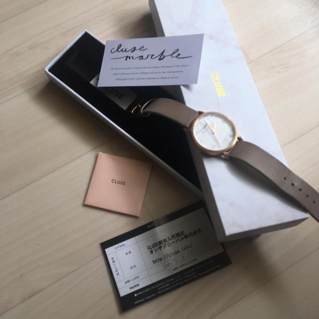 Daniel Wellington(ダニエルウェリントン)のCLUSE レア大理石 腕時計 クルース DW  レディースのファッション小物(腕時計)の商品写真