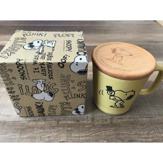 スヌーピー(SNOOPY)のコースター付きマグカップ (スヌーピー)(グラス/カップ)