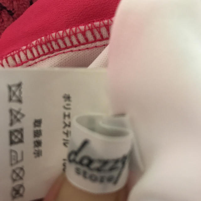 dazzy store(デイジーストア)の♪キャバ嬢 ピンク色 パールネックレス付き♪ レディースのワンピース(ひざ丈ワンピース)の商品写真