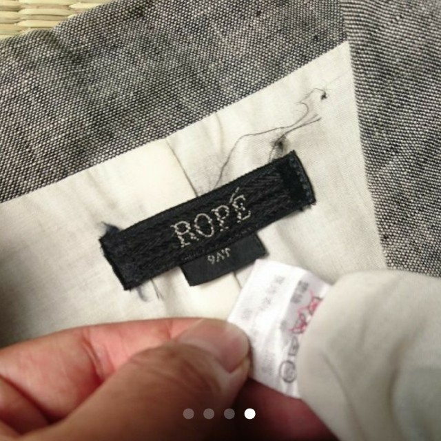ROPE’(ロペ)のRope リネン ワンピース レディースのワンピース(ひざ丈ワンピース)の商品写真