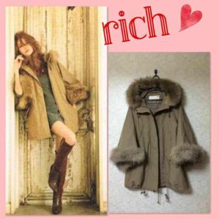 リッチ(rich)のeco_acoさま専用♥︎richコート(モッズコート)