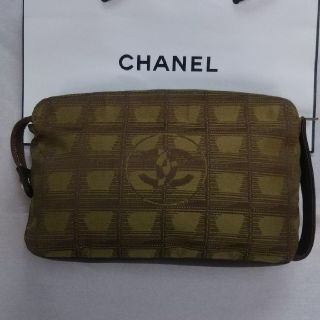 シャネル(CHANEL)のDumbo55様専用CHANEL ニュートラベルラインポーチバックココマーク (ハンドバッグ)