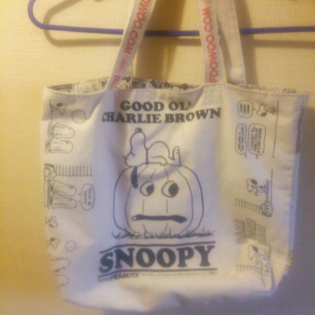 BOOFOOWOO(ブーフーウー)のスヌーピーエコバッグ レディースのバッグ(トートバッグ)の商品写真