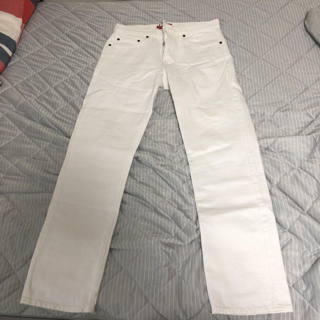 通販正規店 supreme denim pants 30 新品 白