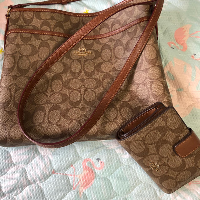 COACH ショルダーバッグ&折り財布セット(*´ω`*)バッグ