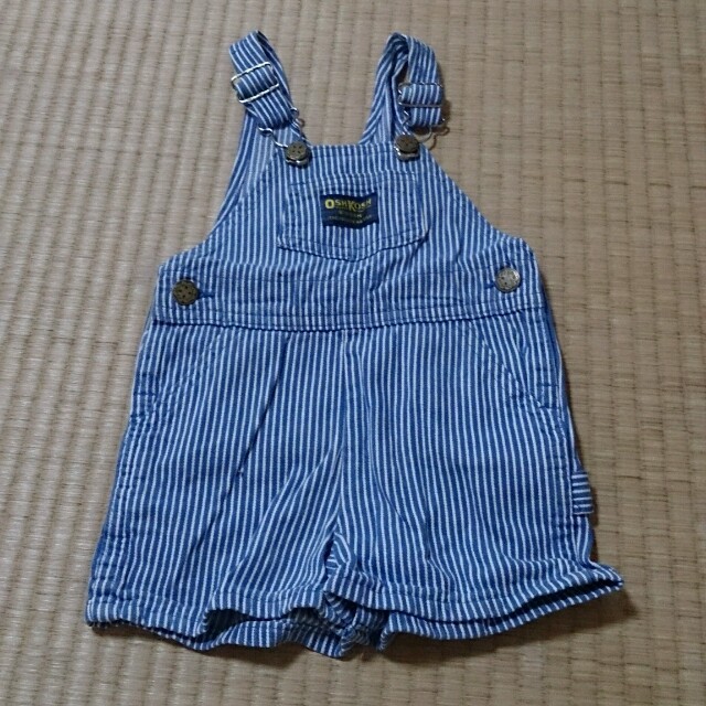 OshKosh(オシュコシュ)のデニムストライプサロペット キッズ/ベビー/マタニティのキッズ服男の子用(90cm~)(その他)の商品写真