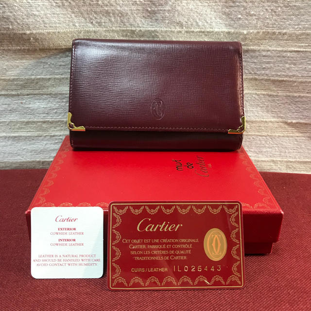 Cartier カルティエ 折り畳み財布 正規品