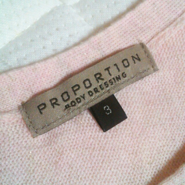 PROPORTION(プロポーション)のPROPORTION トップス レディースのトップス(ニット/セーター)の商品写真