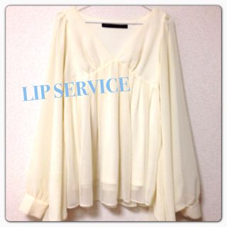 リップサービス(LIP SERVICE)のLIP SERVICE ドルマンシフォン(チュニック)