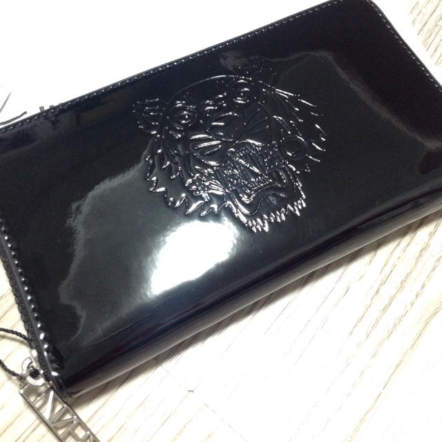 【正規品】KENZO ケンゾー Tiger タイガー ブラック ジップ 長財布