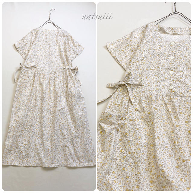 flower(フラワー)のUSED vintage 古着 . 小花柄 フラワープリント ワンピース レディースのワンピース(ひざ丈ワンピース)の商品写真