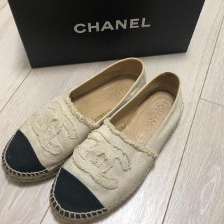 シャネル(CHANEL)のCHANEL エスパドリーユ(スリッポン/モカシン)