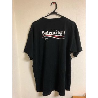 バレンシアガ(Balenciaga)のレシート付きBALENCIAGAキャンペーンロゴ2017tシャツ(Tシャツ/カットソー(半袖/袖なし))