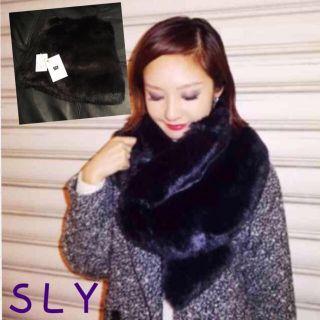 スライ(SLY)の新品未使用タグ付 SLY ファースヌード(マフラー/ショール)