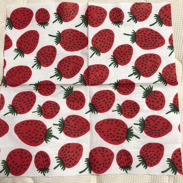 marimekko マリメッコ マンシッカ ミィ レア柄 ペーパーナプキン5枚の通販 by mi-♡ Marimekko マリメッコ ウニッコ&マンシッカ ペーパーナプキン5枚セット