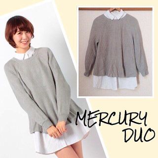 マーキュリーデュオ(MERCURYDUO)のマーキュリーデュオ レイヤードワンピ(ミニワンピース)